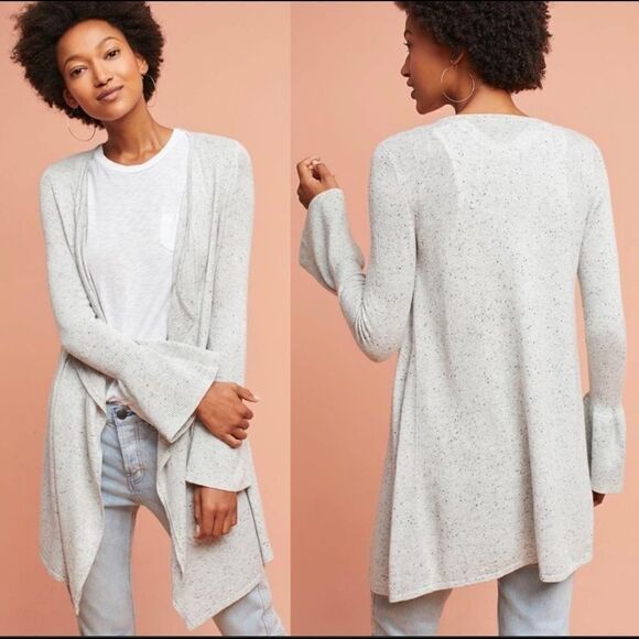 Anthropologie Moth Lyra Bell Cashmere Cardigan - Picture 1 of 12